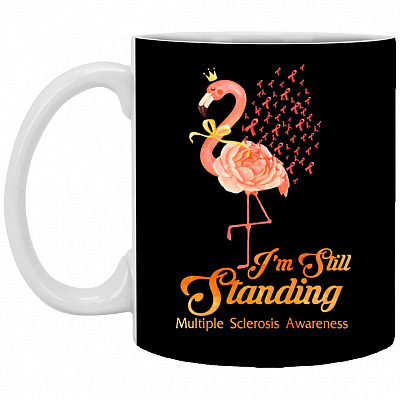 I'm still mug, Black, 11 oz. White Mug