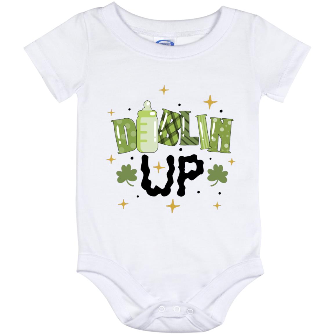 Dublin Up Irish, White, Baby Onesie - 12 Month