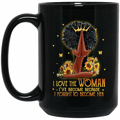 15 oz. Black Mug