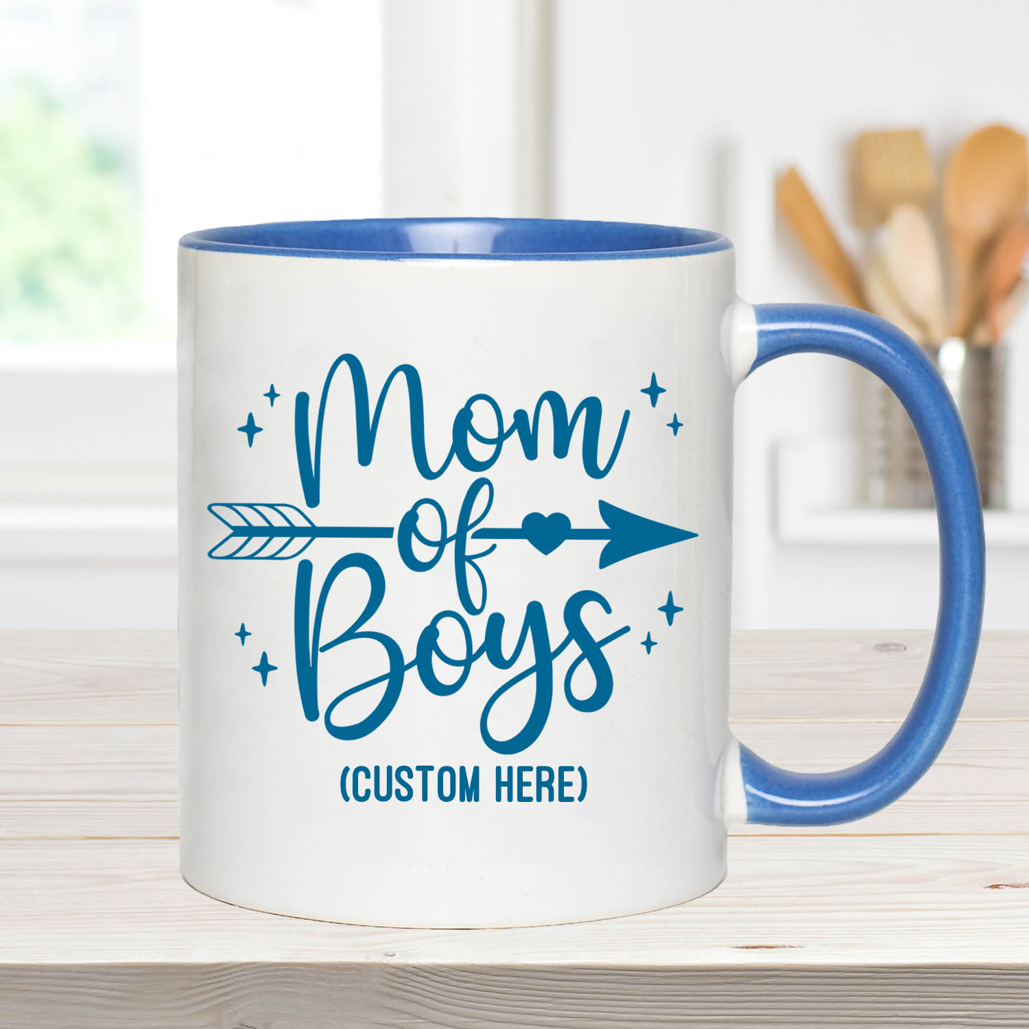 9Th. Mom Of Boy - Accent Mug - Mk1