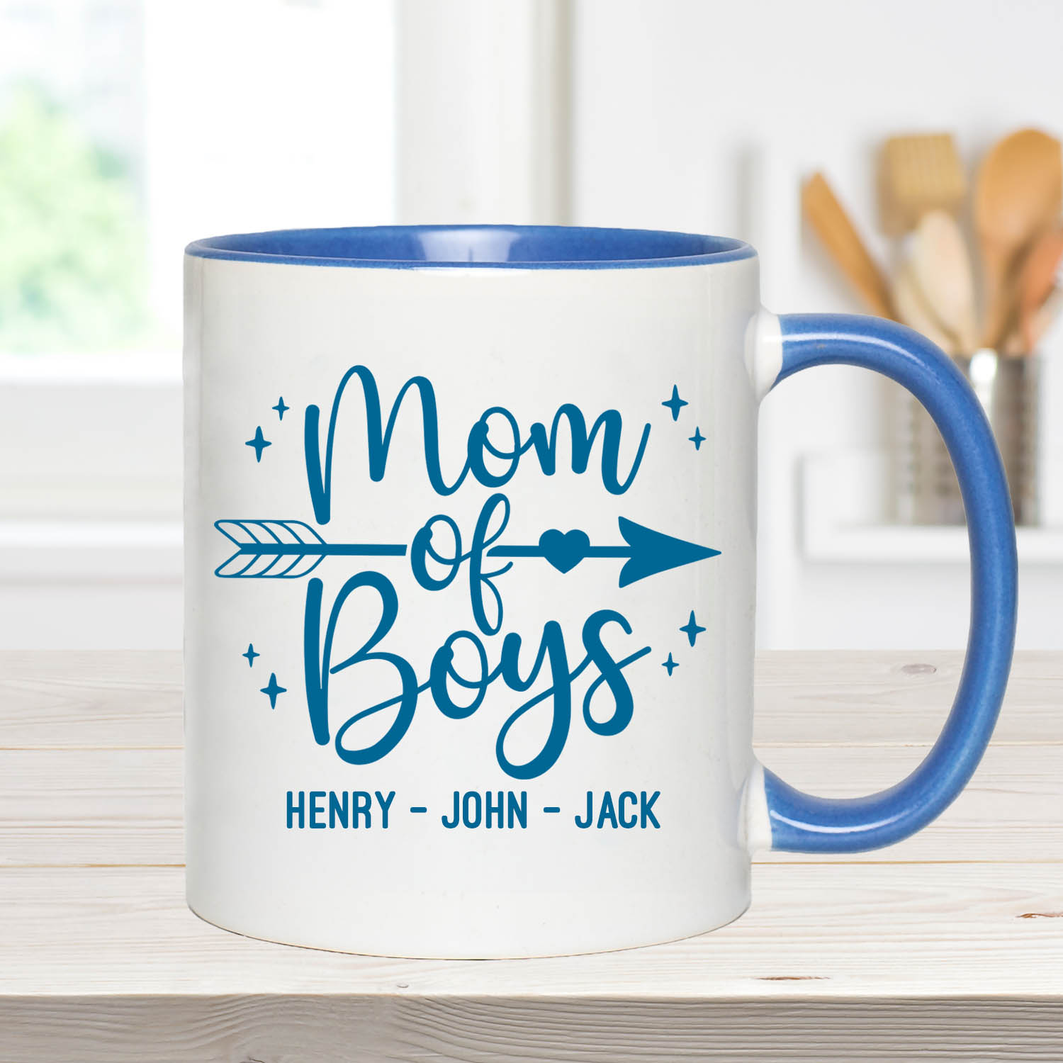 9Th. Mom Of Boy - Accent Mug - Mk2