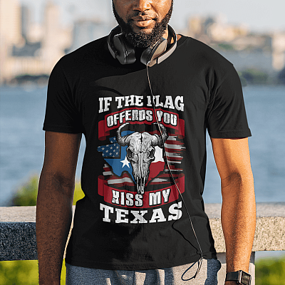 Alternative view of Stay Strong Texas State Snovid T-shirt - V-neck - Snow Apocaglypse Survivor Shirt