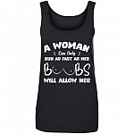 Boobs Tank, Black, Ladies Tank Top