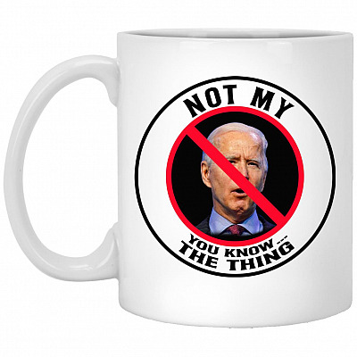biden mug, White, 11 oz. White Mug