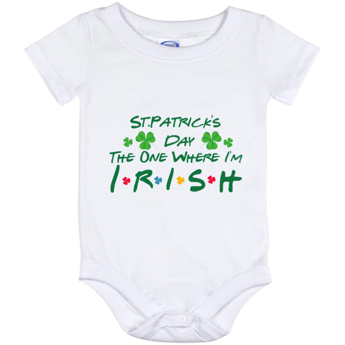 Irish Baby Onesie, White, Baby Onesie - 12 Month Irish Baby Onesie, White, Baby Onesie - 12 Month