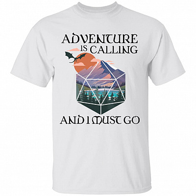 Adventure Shirt, White, Unisex T-Shirt