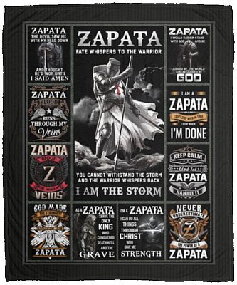 Zapata Fate Whispers To Blanket, White, Cozy Plush Fleece Blanket - 50x60