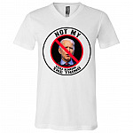 Biden Tshirt, White, V-Neck T-Shirt