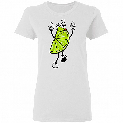 Lime Ladies T-Shirt For Mom - Matching Tequila Lime And Salt Family Shirt For Mom Dad Baby, White, Ladies T-Shirt