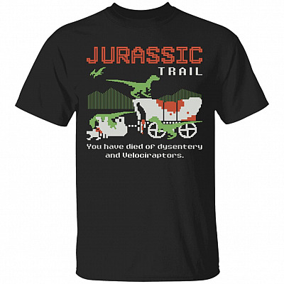 Jurassic Shirt, Black, Unisex T-Shirt