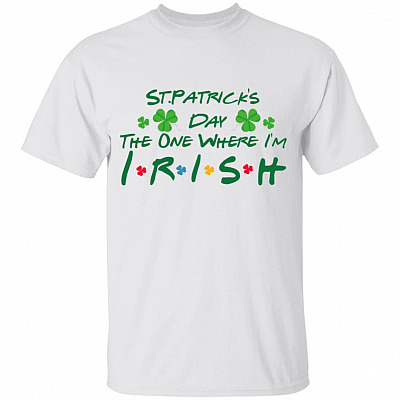 Happy St Patrick's tee, White, Youth T-Shirt