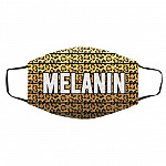 Melanin Mask, White, Cloth Face Cover – Medium/Large Melanin Mask, White, Cloth Face Cover – Medium/Large