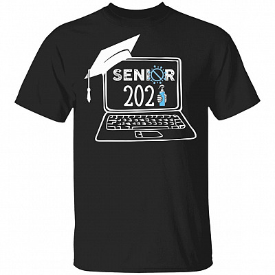 Virtual Senior Tee, Black, Unisex T-Shirt