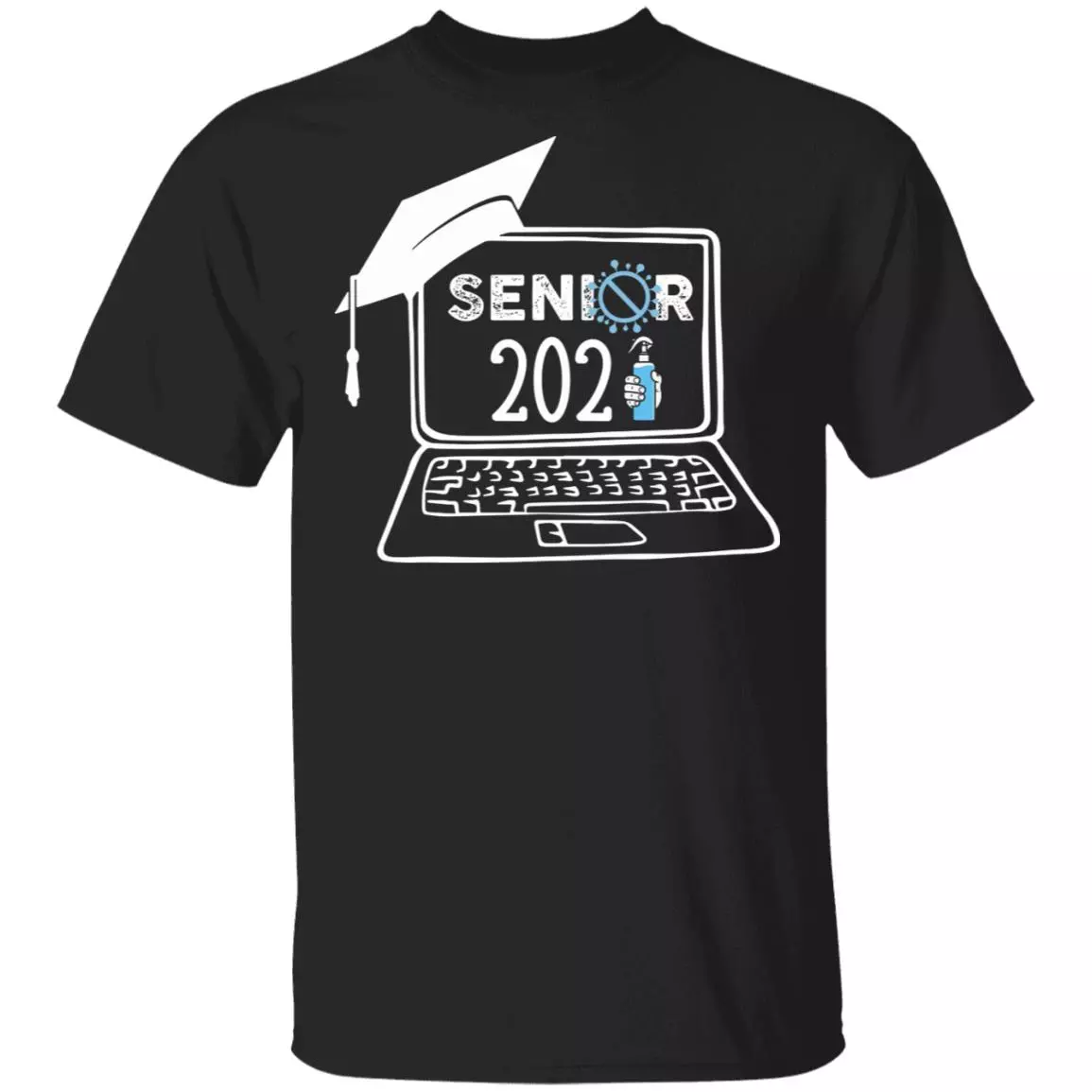 Virtual Senior Tee, Black, Unisex T-Shirt
