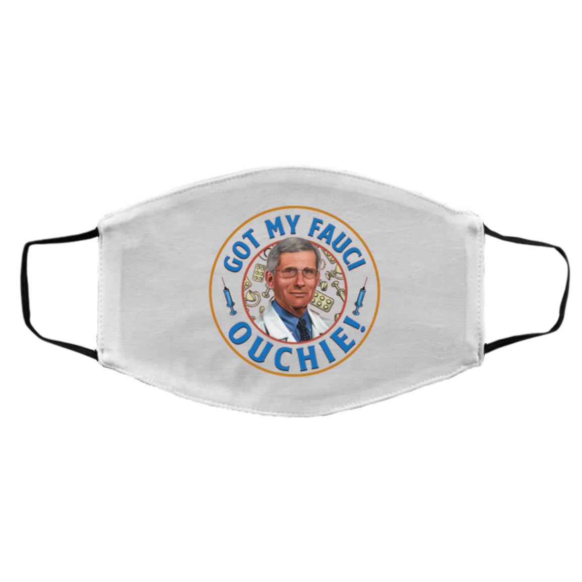 dr mask, White, Cloth Face Cover – Medium/Large