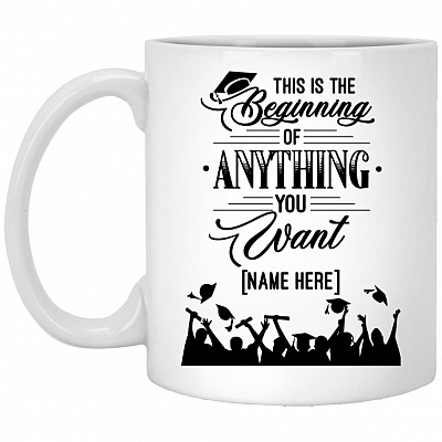 Personalized Graduation Class, White, 11 oz. White Mug