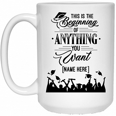 15 oz. White Mug