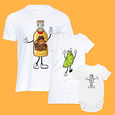Alternative view of Salt Baby Onesie - Baby Infant Bodysuit - Matching Tequila Lime And Salt Family Shirt For Mom Dad Baby