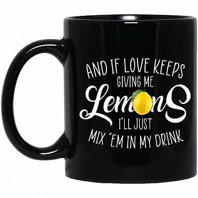 11 oz. Black Mug