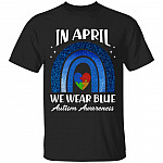 In April We Wear Tee, Black, Unisex T-Shirt