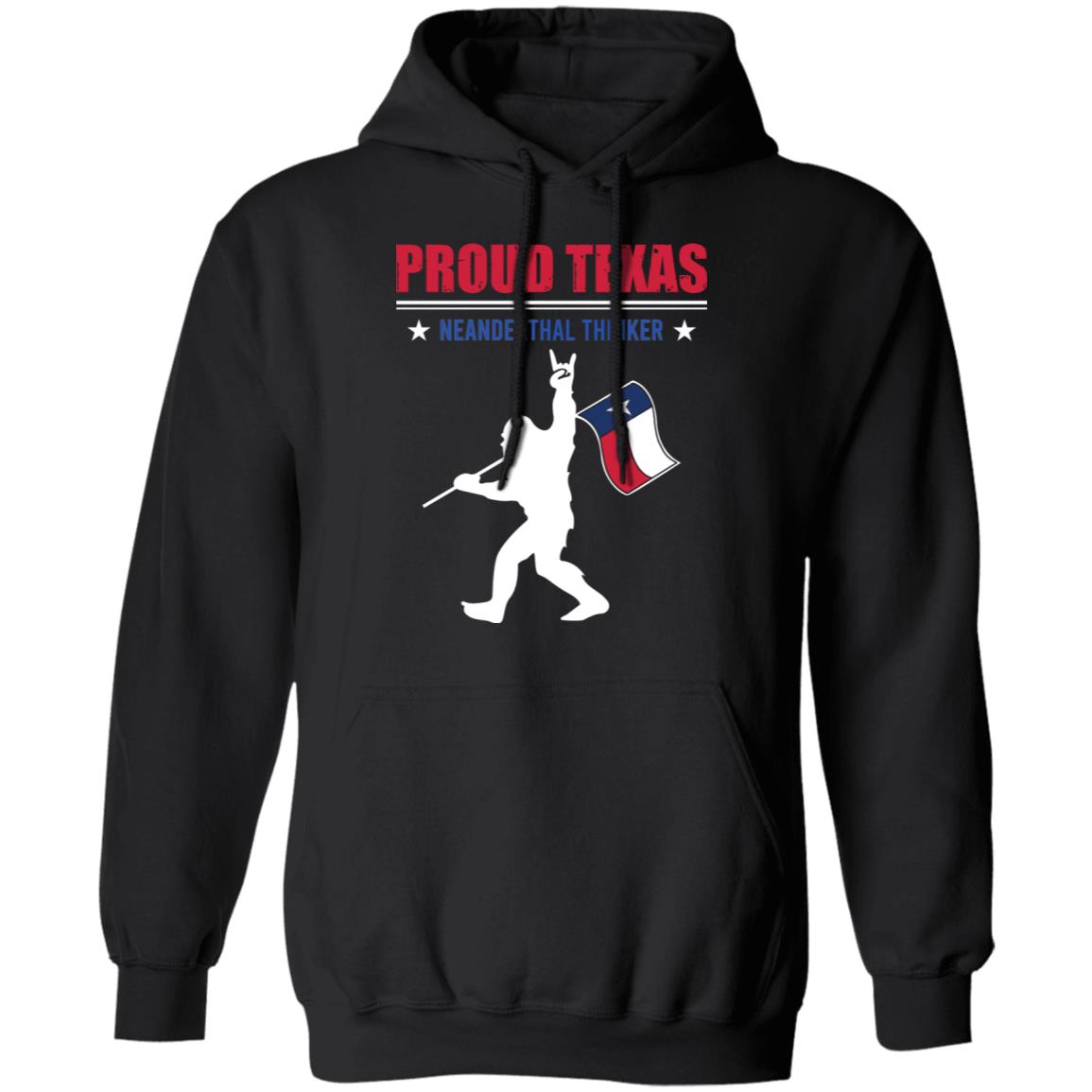 Proud Texas Hoodie, Black, Hoodie