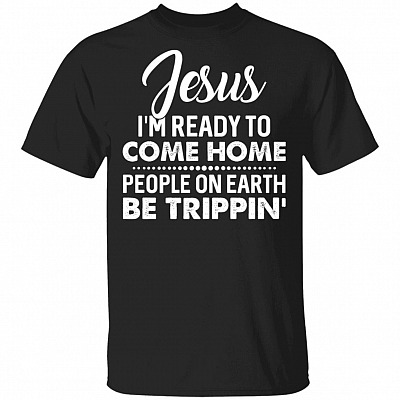 Jesus I'm Ready To Come, Black, Unisex T-Shirt