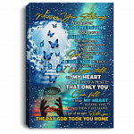 Missing You Always The Day God Took You Home Framed Canvas - Unframed Poster, White, 0.75'' Framed Canvas