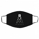 FMA Med/Lg Face Mask, Black, Cloth Face Cover – Medium/Large