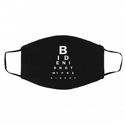 FMA Med/Lg Face Mask, Black, Cloth Face Cover – Medium/Large