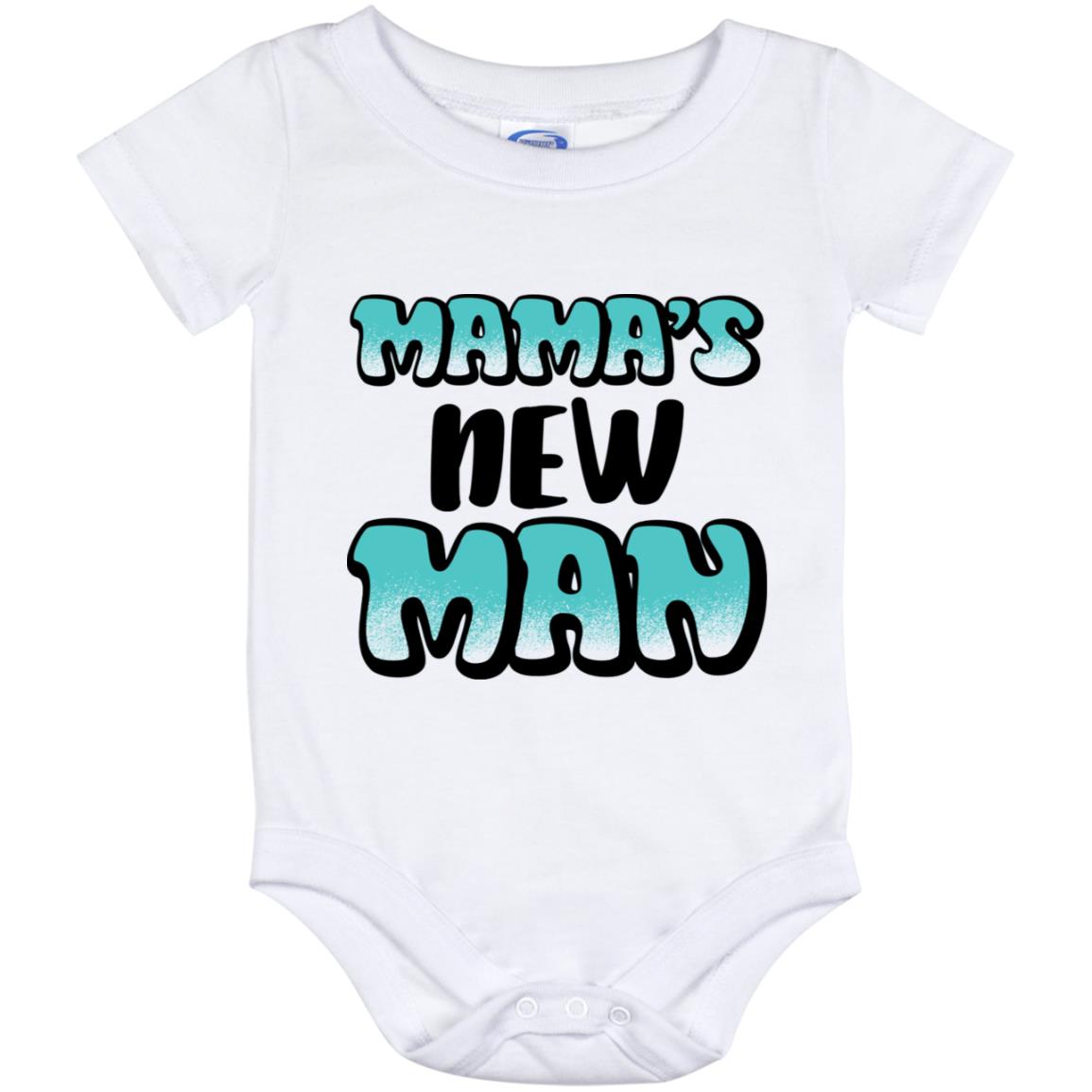 new man, White, Baby Onesie - 12 Month new man, White, Baby Onesie - 12 Month