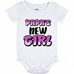 new girl, White, Baby Onesie - 12 Month