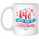 Easter Egg Mug, White, 11 oz. White Mug