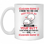 Personalized I Adore You, White, 11 oz. White Mug Personalized I Adore You, White, 11 oz. White Mug