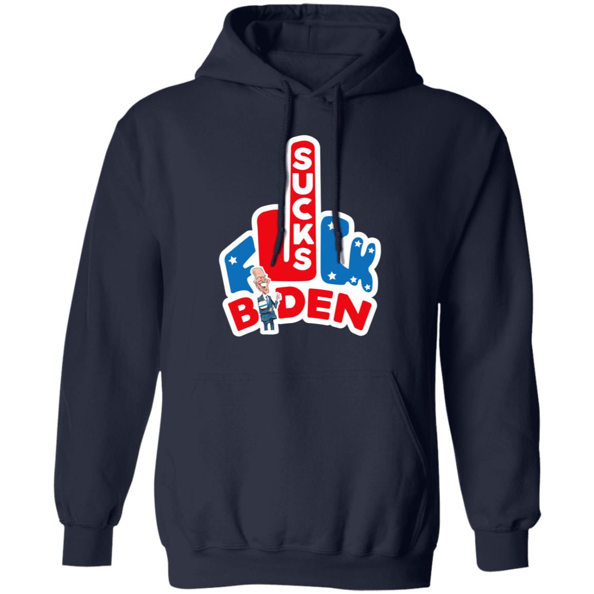 Sleepy Biden Hoodie, Navy, Hoodie