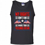 My Rights Don't End, Black, Unisex Tank Top My Rights Don't End, Black, Unisex Tank Top