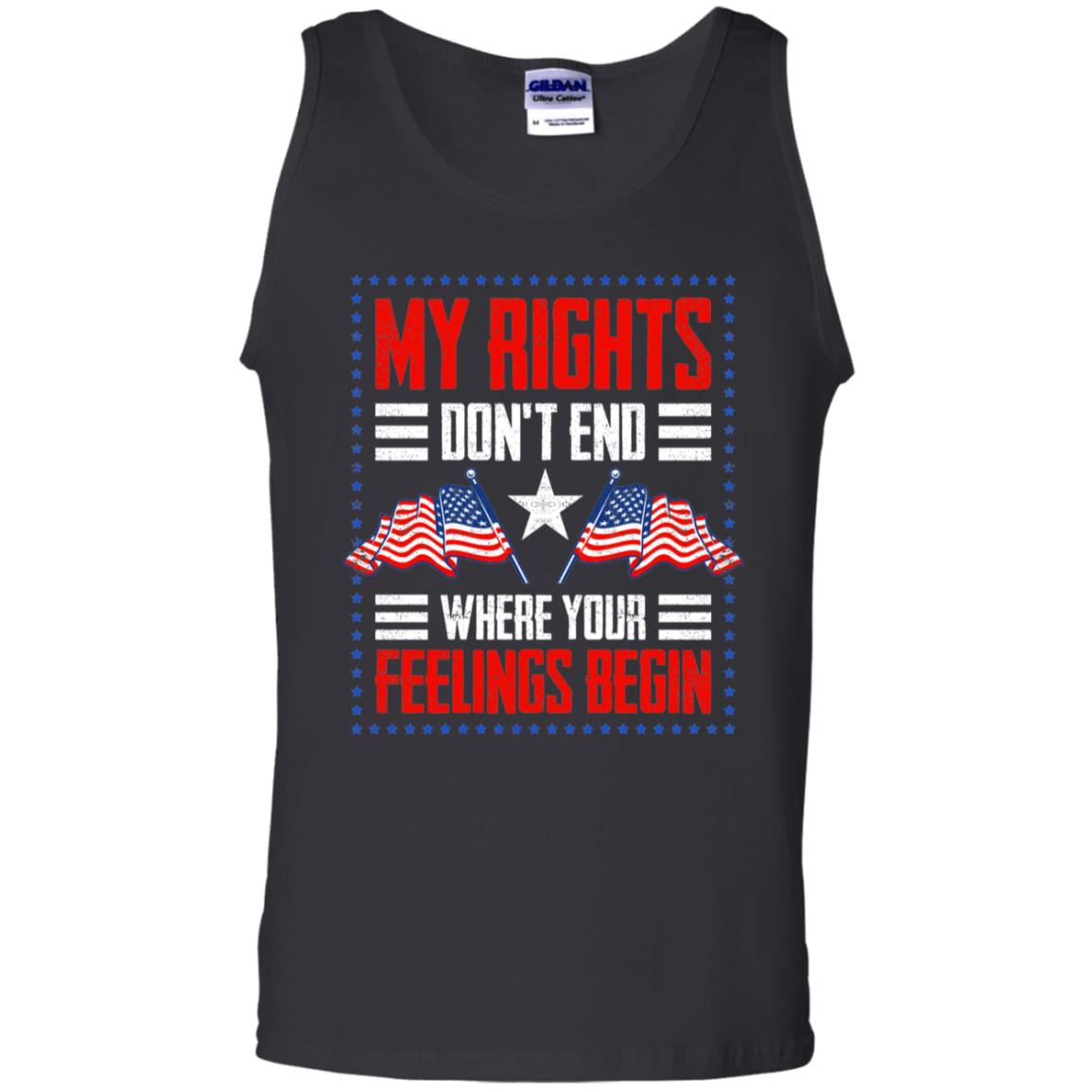 My Rights Don't End, Black, Unisex Tank Top My Rights Don't End, Black, Unisex Tank Top