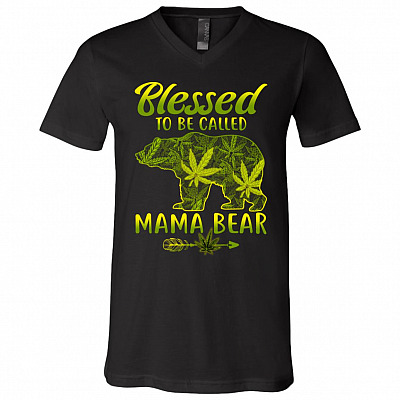 Blessed To Be Called, Black, V-Neck T-Shirt