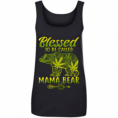 Blessed To Be Called Mama, Black, Ladies Tank Top