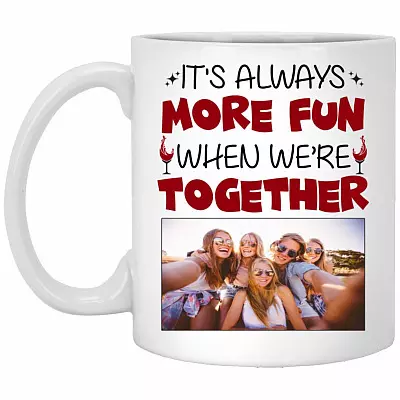Custom Photo fun mug, White, 11 oz. White Mug