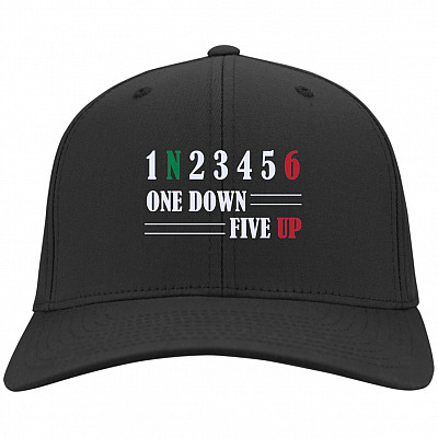 One Down Five Up, Black, Twill Cap