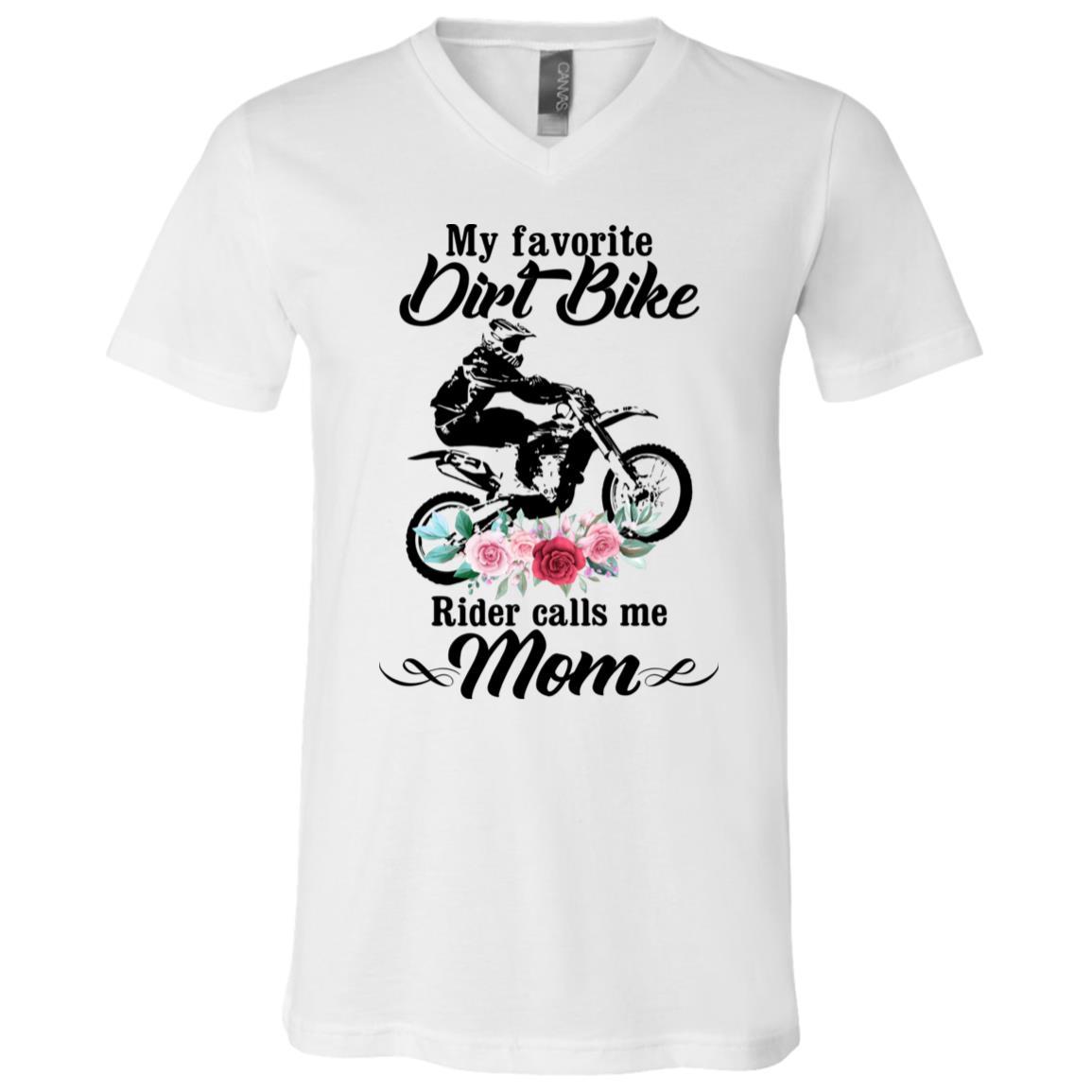Mom Shirt, White, V-Neck T-Shirt