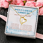What Cancer Cannot Do Cancer Is So Limited Forever Love Pendant Necklace