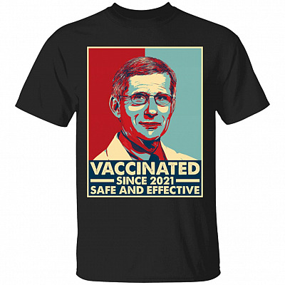 Dr Fauci T-Shirt, Black, Unisex T-Shirt