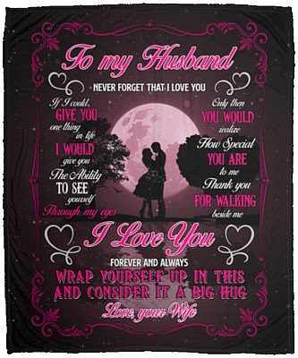 Husband blanket, White, Cozy Plush Fleece Blanket - 50x60