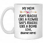 Personalized My Mom mug, White, 11 oz. White Mug
