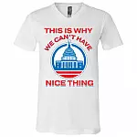 This Is Shirt, White, V-Neck T-Shirt