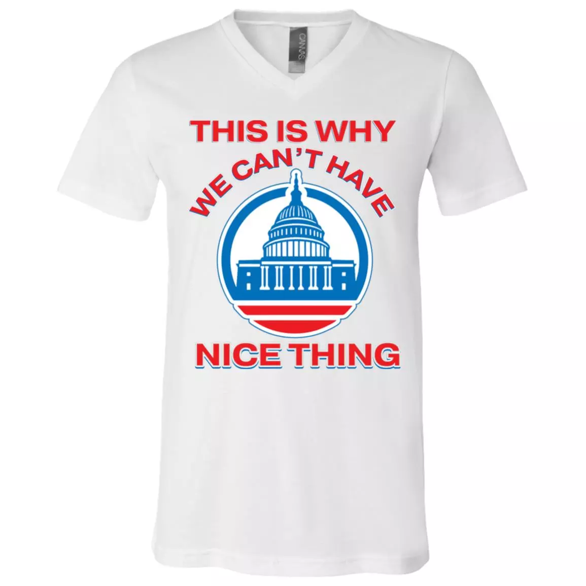 This Is Shirt, White, V-Neck T-Shirt