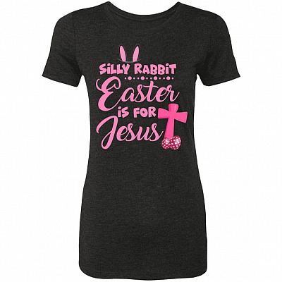 Easter Ladies Tshirt, Vintage Black, Premium Ladies T-Shirt
