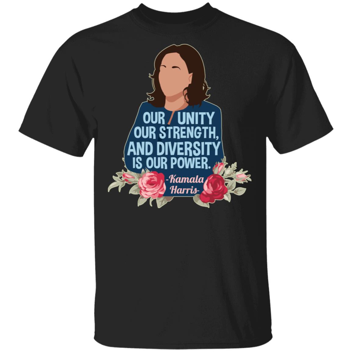 Kamala Harris T-shirt, Black, Unisex T-Shirt