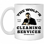 Wolf Mug, White, 11 oz. White Mug